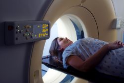 Woman Receiving Cat Scan